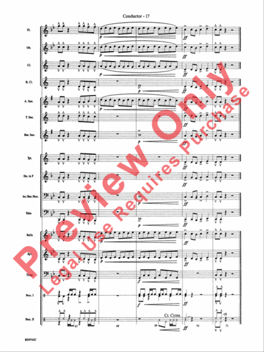 Mystic Legacy Concert Band scores gallery preview page 20
