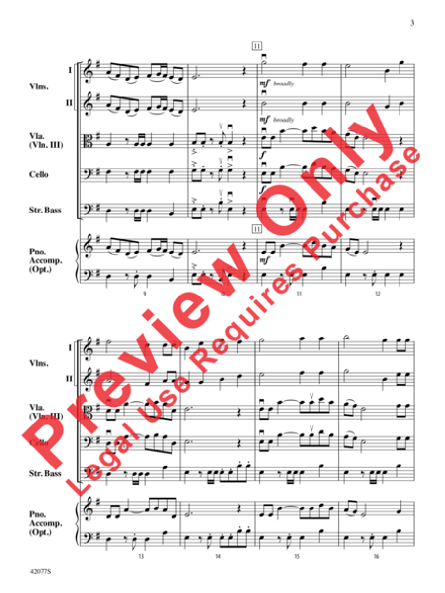 The Explorers String Orchestra scores gallery preview page 5