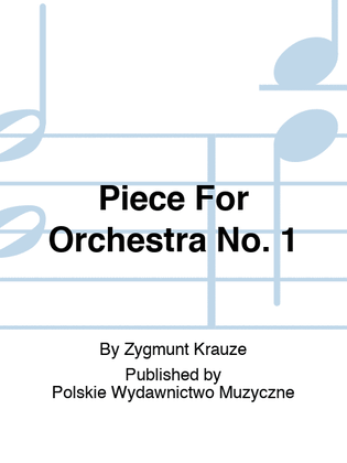 Piece For Orchestra No. 1