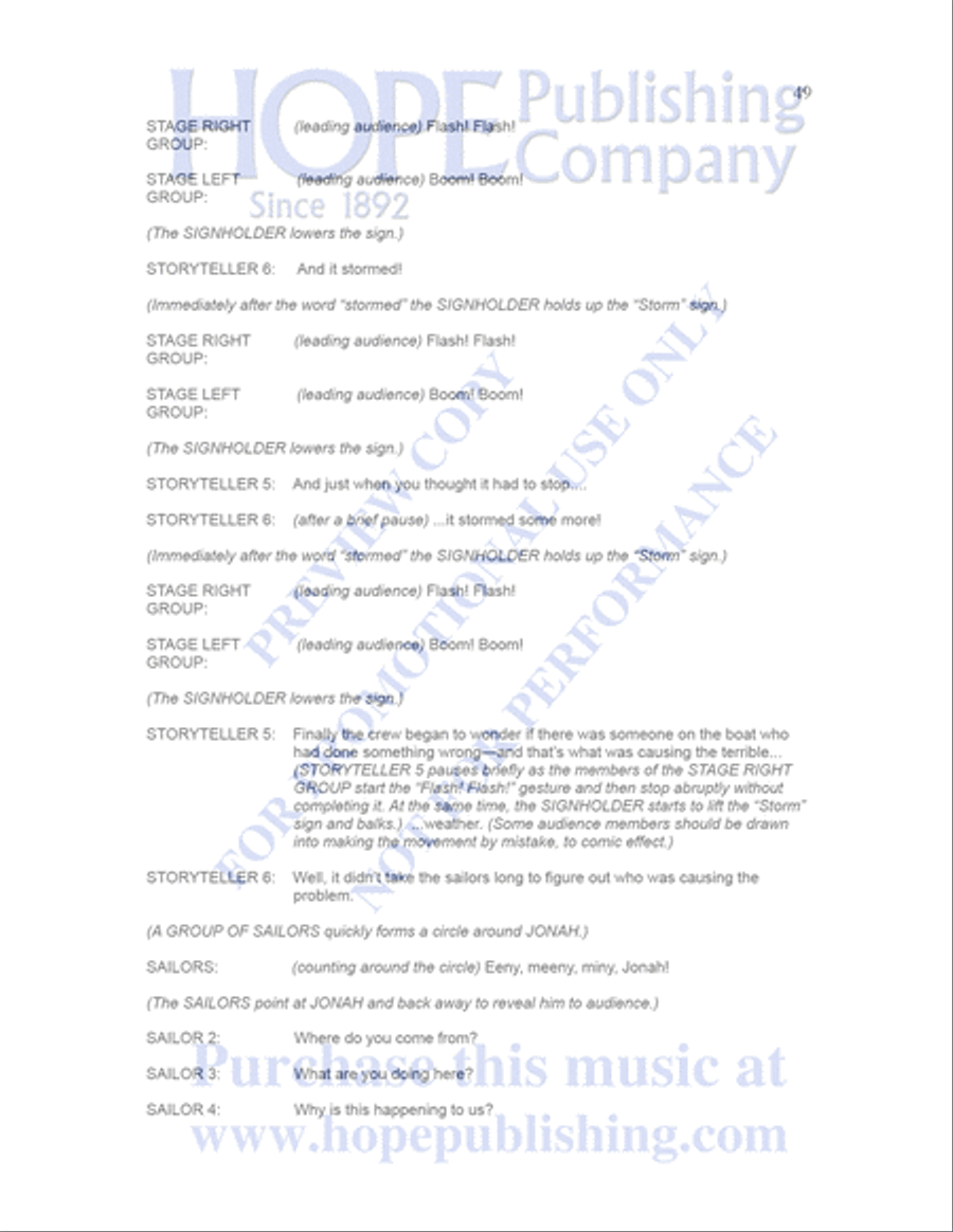 Sailor's Bible Children's Choir scores gallery preview page 50