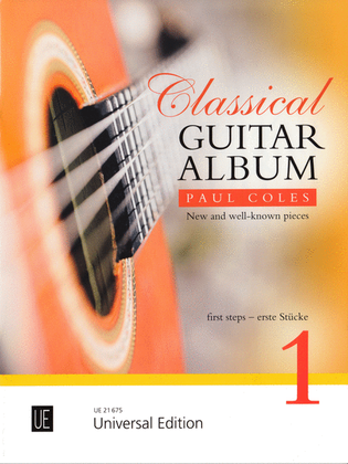 Book cover for Classical Guitar Album 1