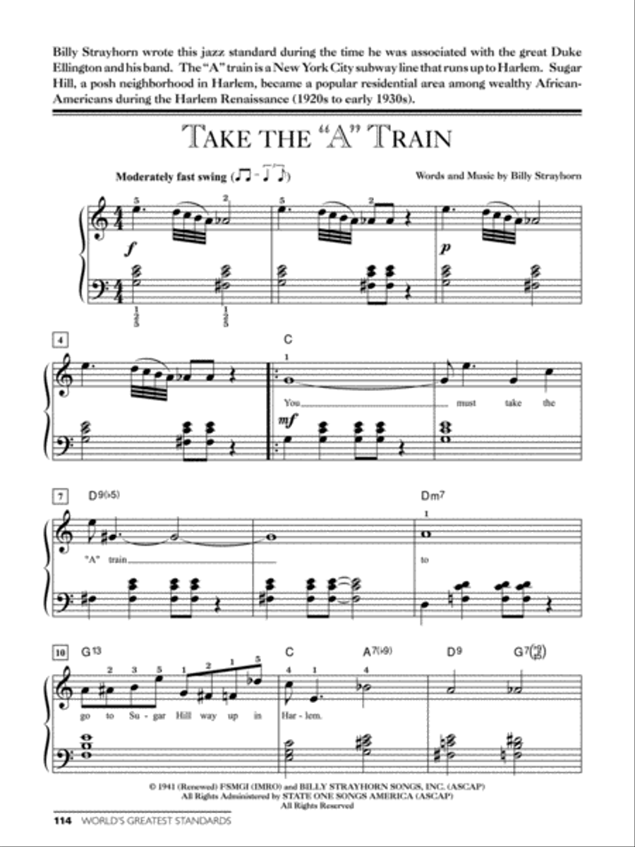 World's Greatest Standards Easy Piano scores gallery preview page 2