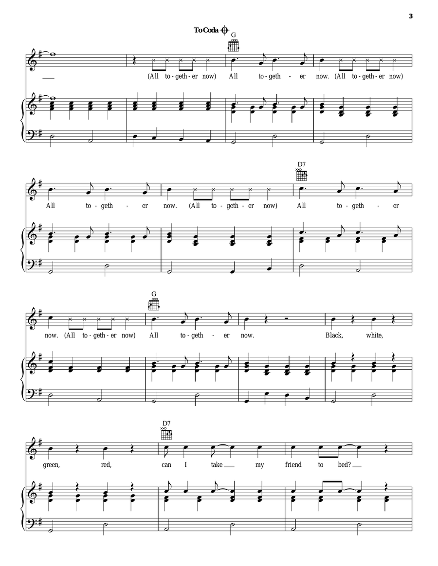All Together Now Acoustic Guitar scores gallery preview page 3
