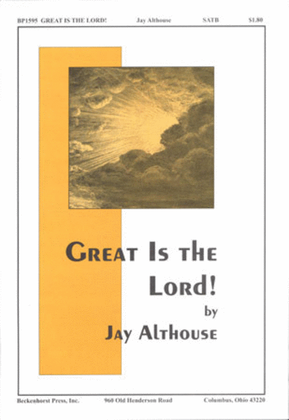 Book cover for Great Is the Lord