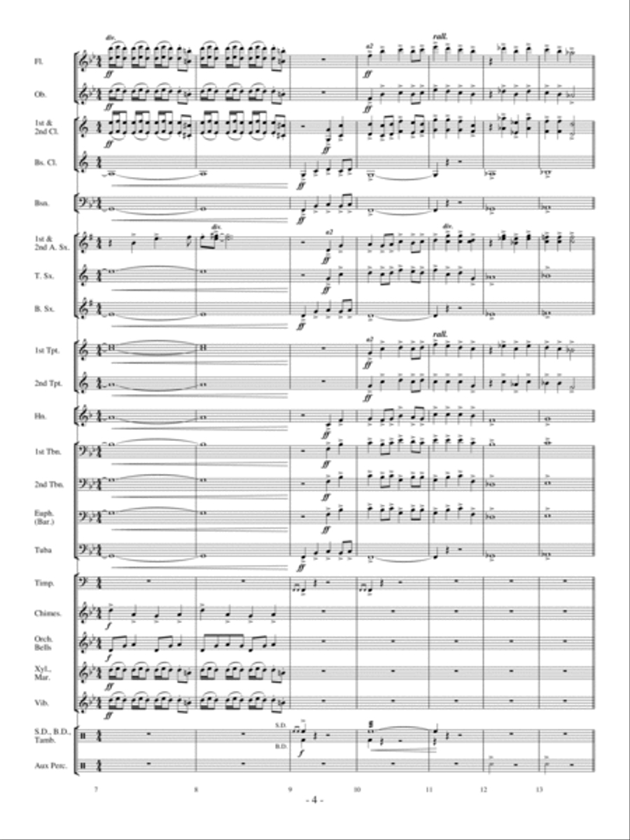 Andromeda Concert Band scores gallery preview page 3