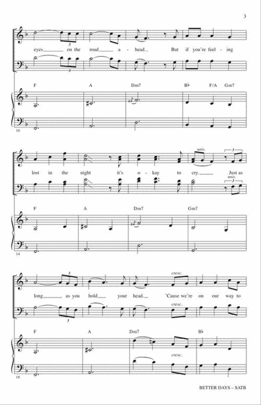 Better Days 4-Part scores gallery preview page 4