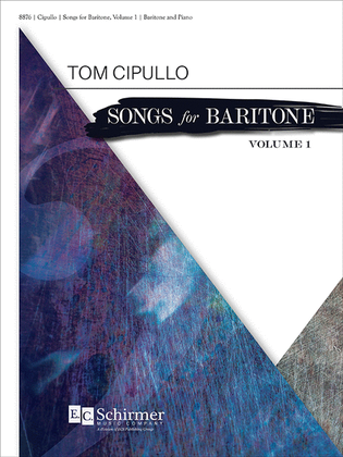 Book cover for Songs for Baritone, Volume 1