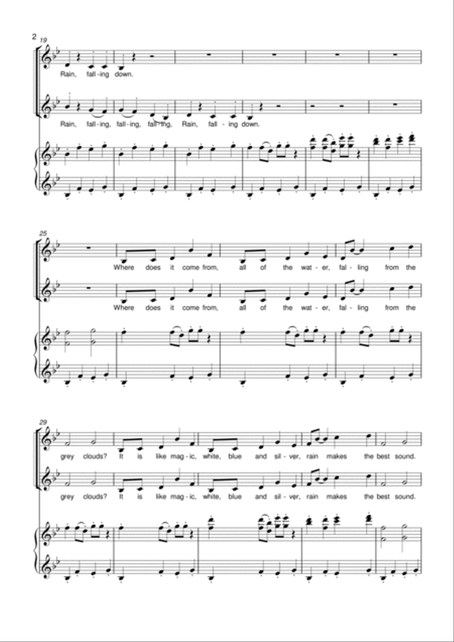 Rain Choir scores gallery preview page 2