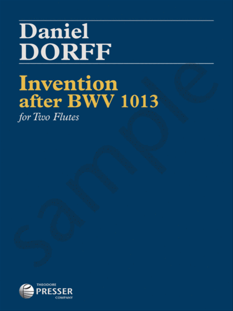 Invention after BWV 1013 Flute Duet scores gallery preview page 2