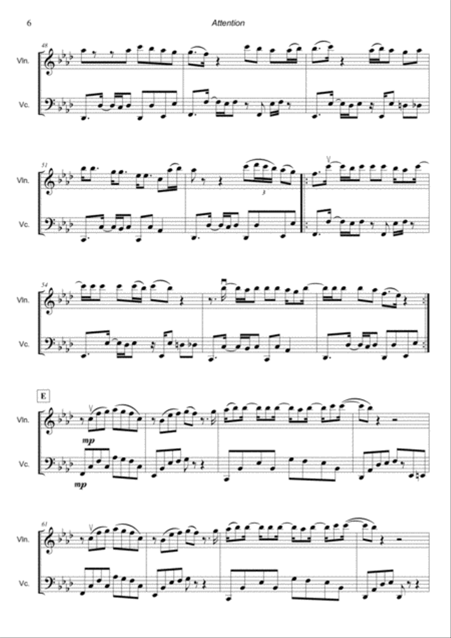 Attention String Duet scores gallery preview page 6