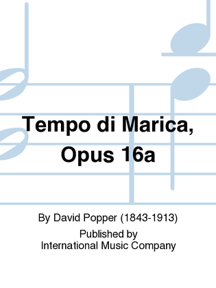 Book cover for Tempo Di Marica, Opus 16A