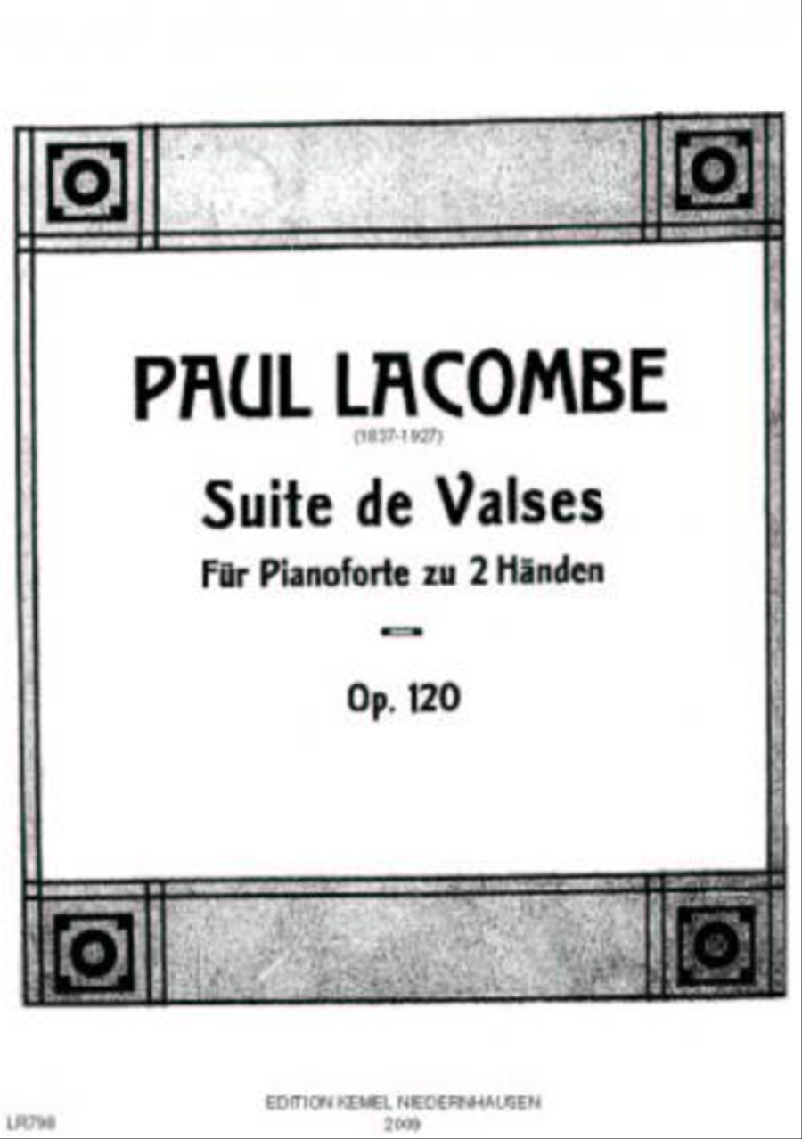 Suite de valses Piano Solo scores gallery preview page 1