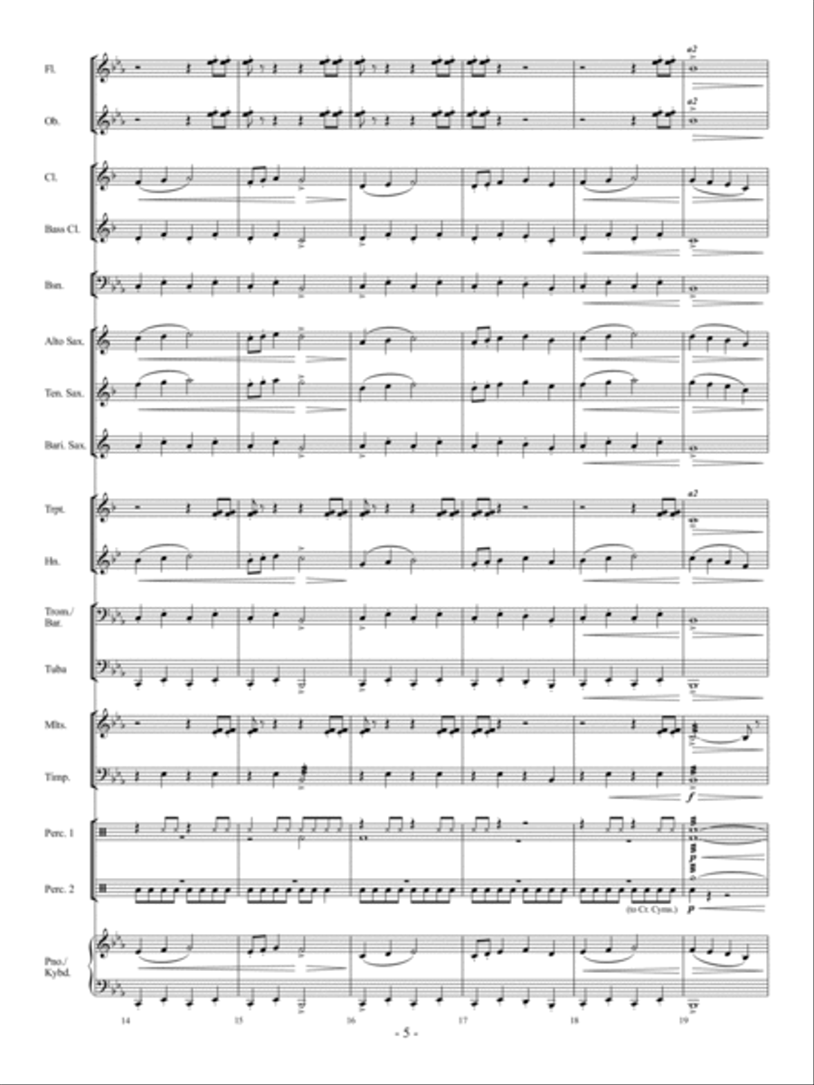 Escape From Krypton Escape From Krypton Concert Band scores gallery preview page 4
