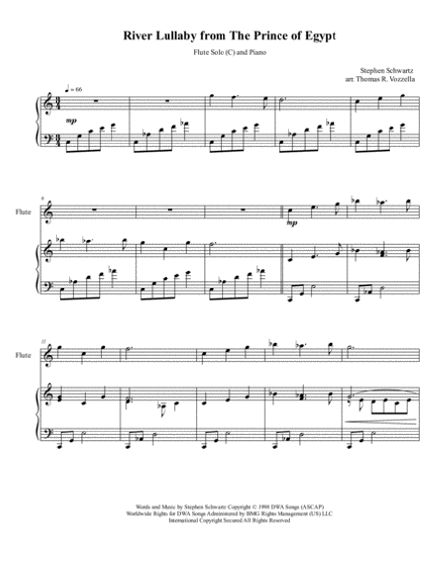 River Lullaby Flute Solo scores gallery preview page 2