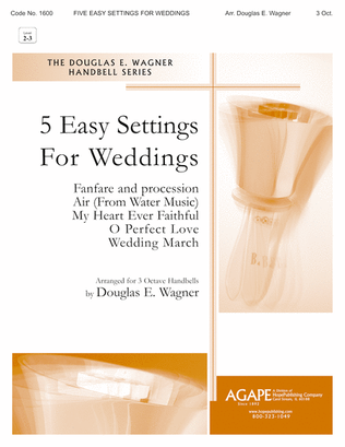 Book cover for Five Easy Settings for Weddings