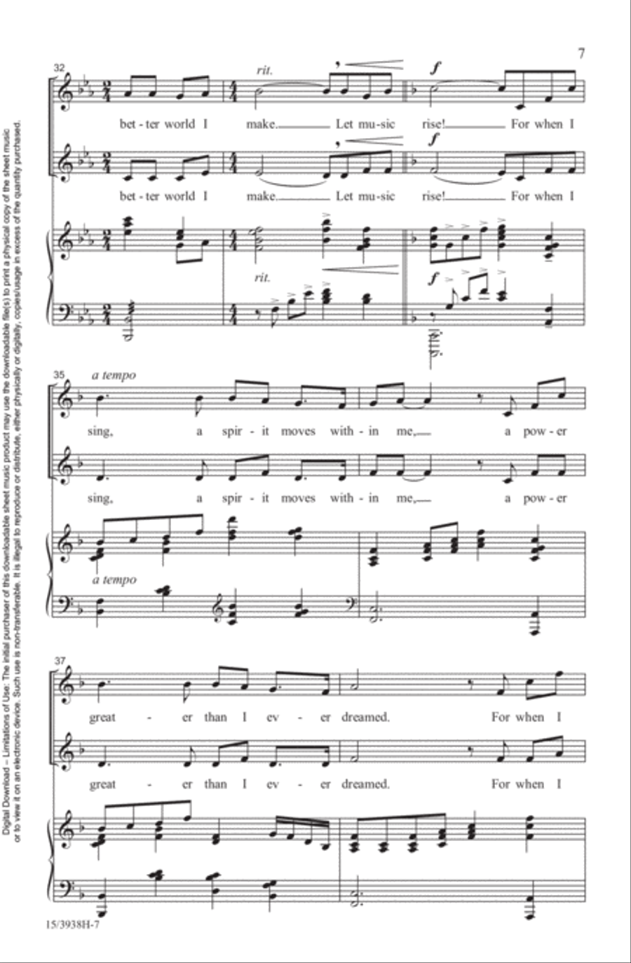 When I Sing 2-Part scores gallery preview page 7