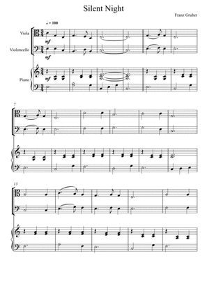 Franz Gruber - Silent Night (Viola and Violoncello Duet)