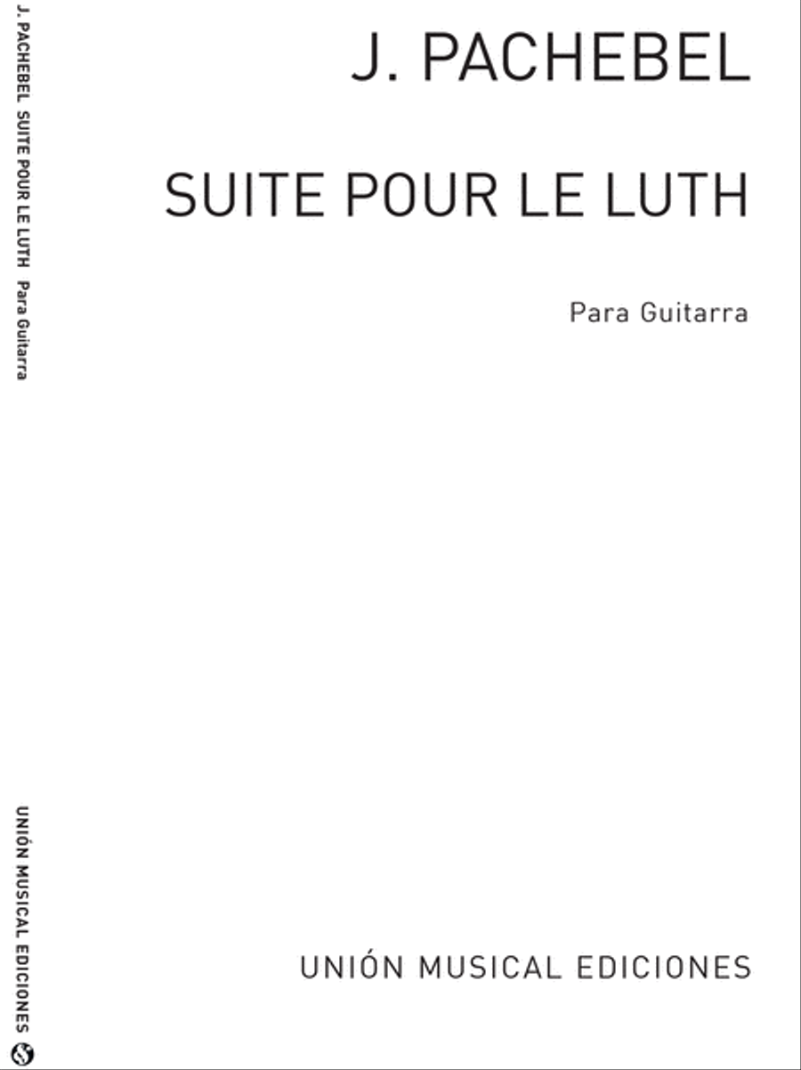 Suite Pour Le Luth Suite Pour Le Luth Acoustic Guitar scores gallery preview page 1