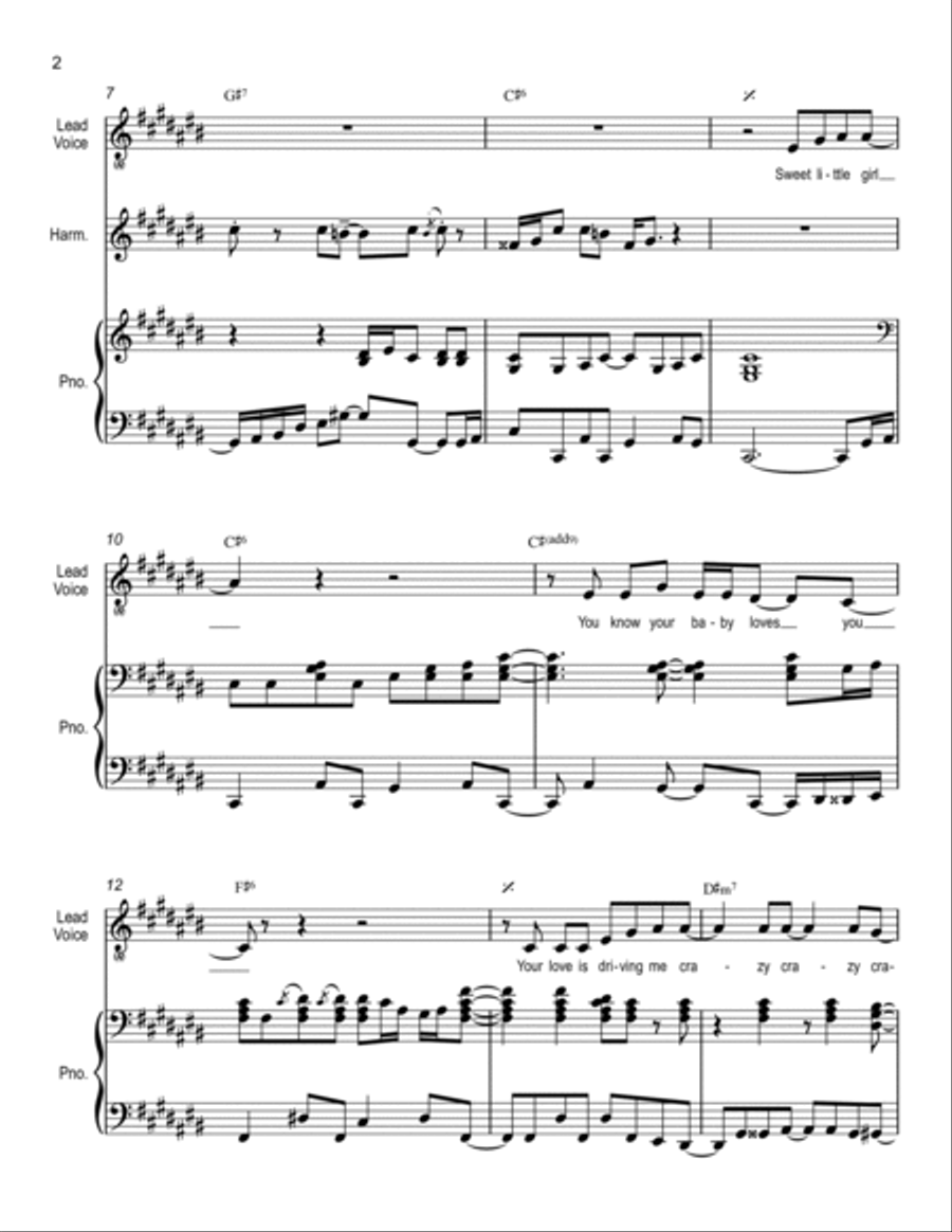 Sweet Little Girl Voice scores gallery preview page 2