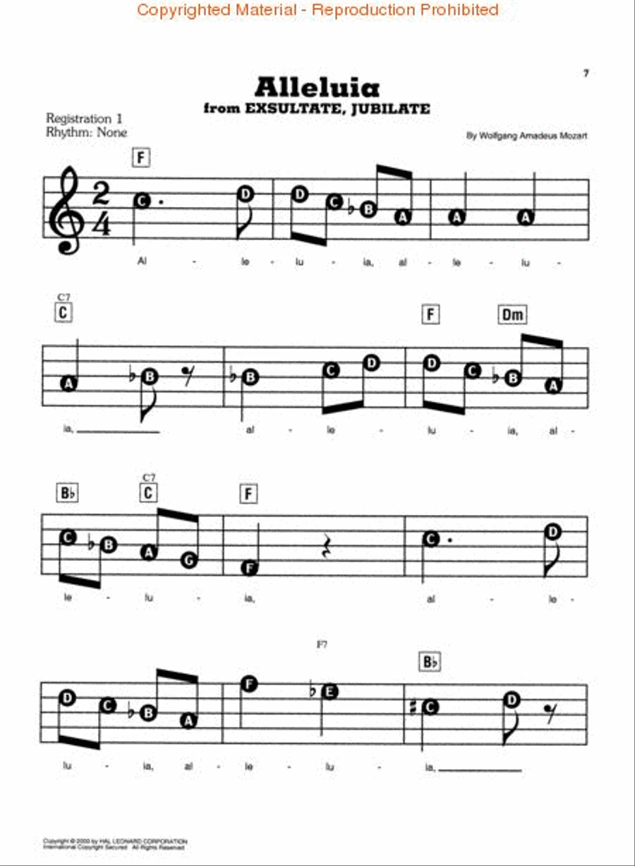 Classical Masterpieces Electronic Keyboard scores gallery preview page 3