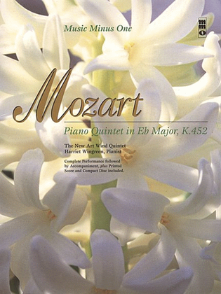 Book cover for Mozart - Piano Quintet in E-flat Major, KV452