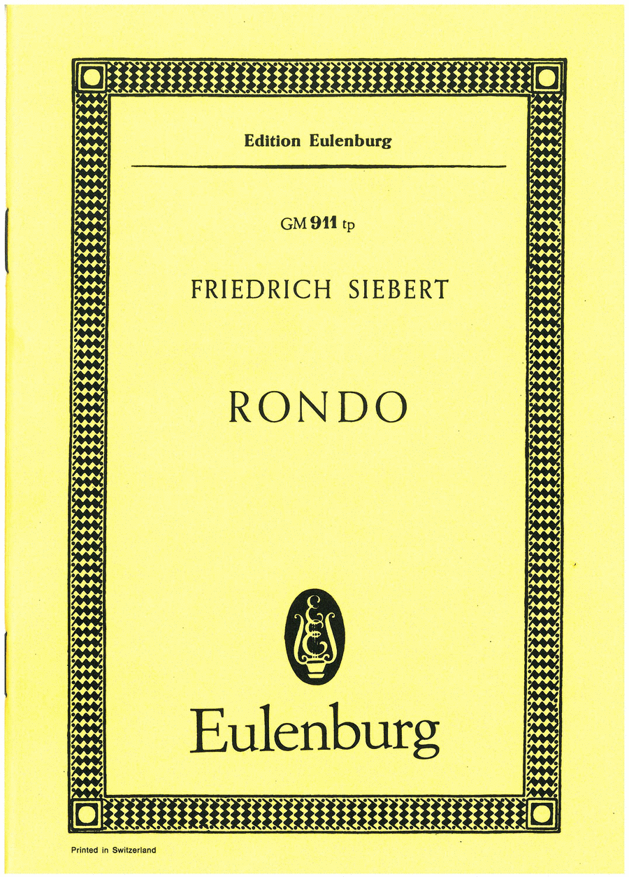 Rondo for orchestra Orchestra scores gallery preview page 1