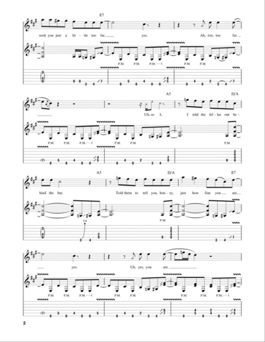 Feel Your Love Tonight Feel Your Love Tonight Electric Guitar scores gallery preview page 2