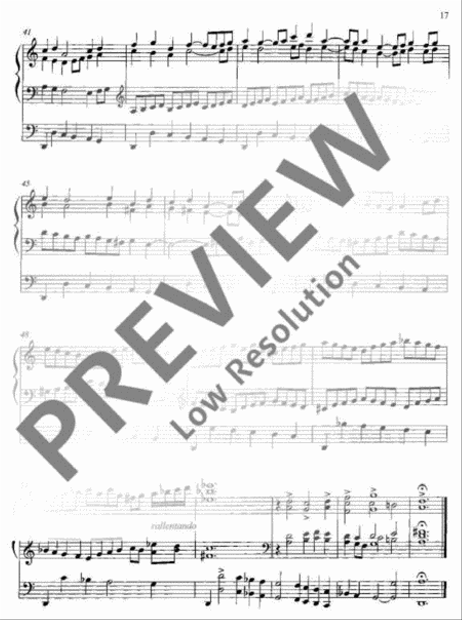 Six Organ Chorales Organ scores gallery preview page 18