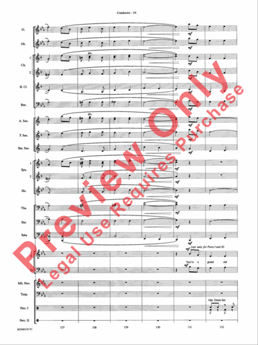 An American Celebration Concert Band scores gallery preview page 27