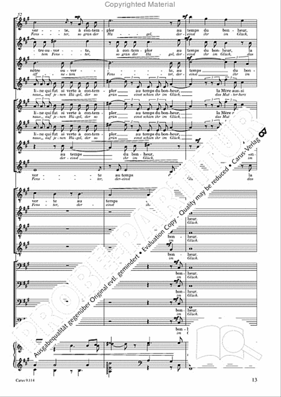 Trois Fragments de son Choir scores gallery preview page 14