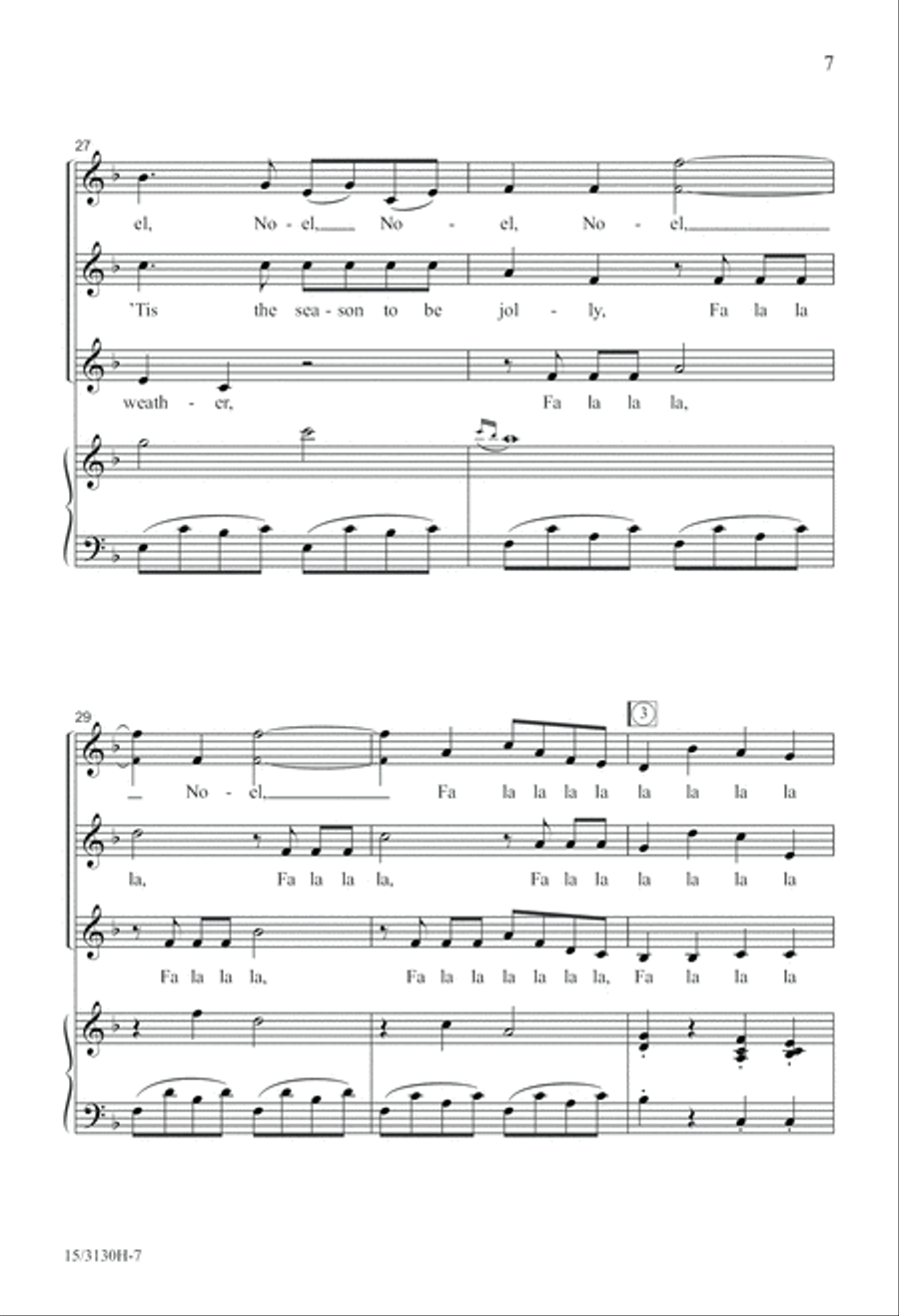 Wolfgang's Christmas Canon SSA scores gallery preview page 7