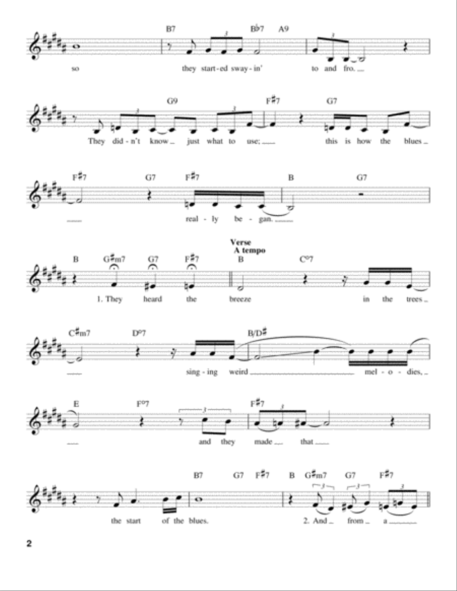 The Birth Of The Blues Voice scores gallery preview page 2