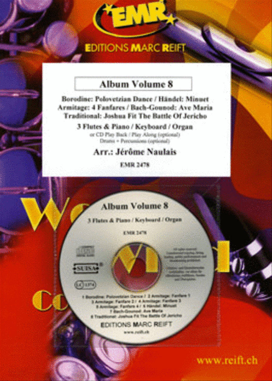 Album Volume 8 Flute scores gallery preview page 1