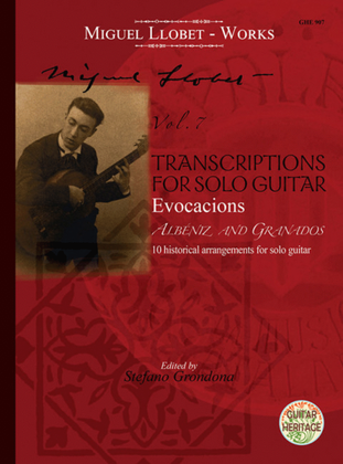 Book cover for Transcriptions for Solo Guitar Vol. 7