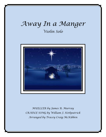 Away In A Manger Medley for Violin Solo image number null