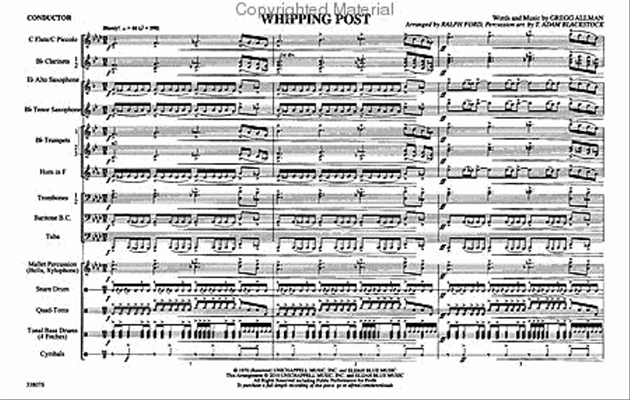 Whipping Post Marching Band scores gallery preview page 2