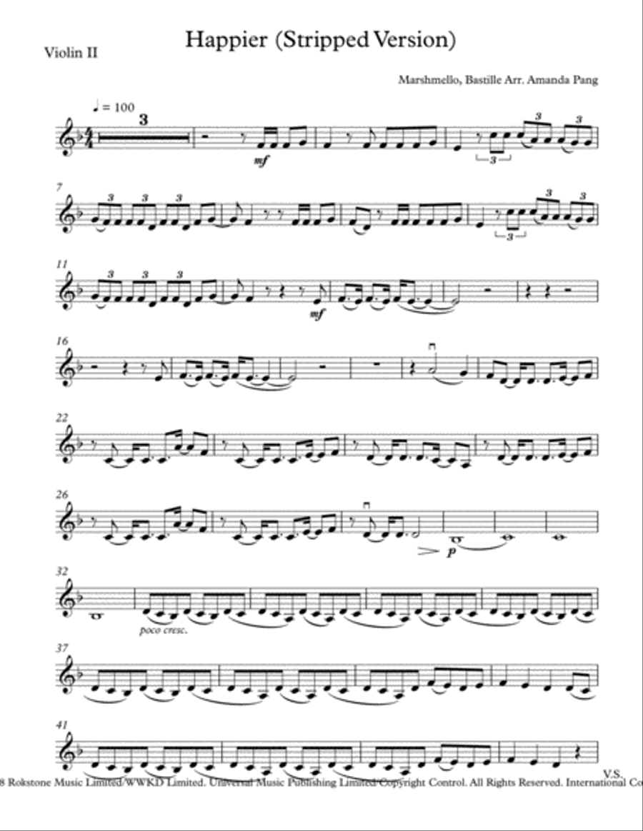 Happier String Quartet scores gallery preview page 3