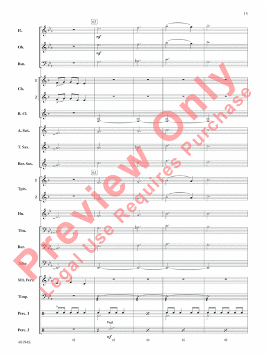 Harry Potter -- Wizards Unite Concert Band scores gallery preview page 16