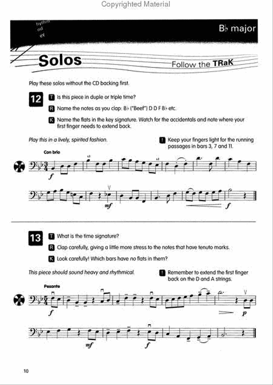Right@Sight for Cello, Grade 3 [incl. CD] Cello scores gallery preview page 4