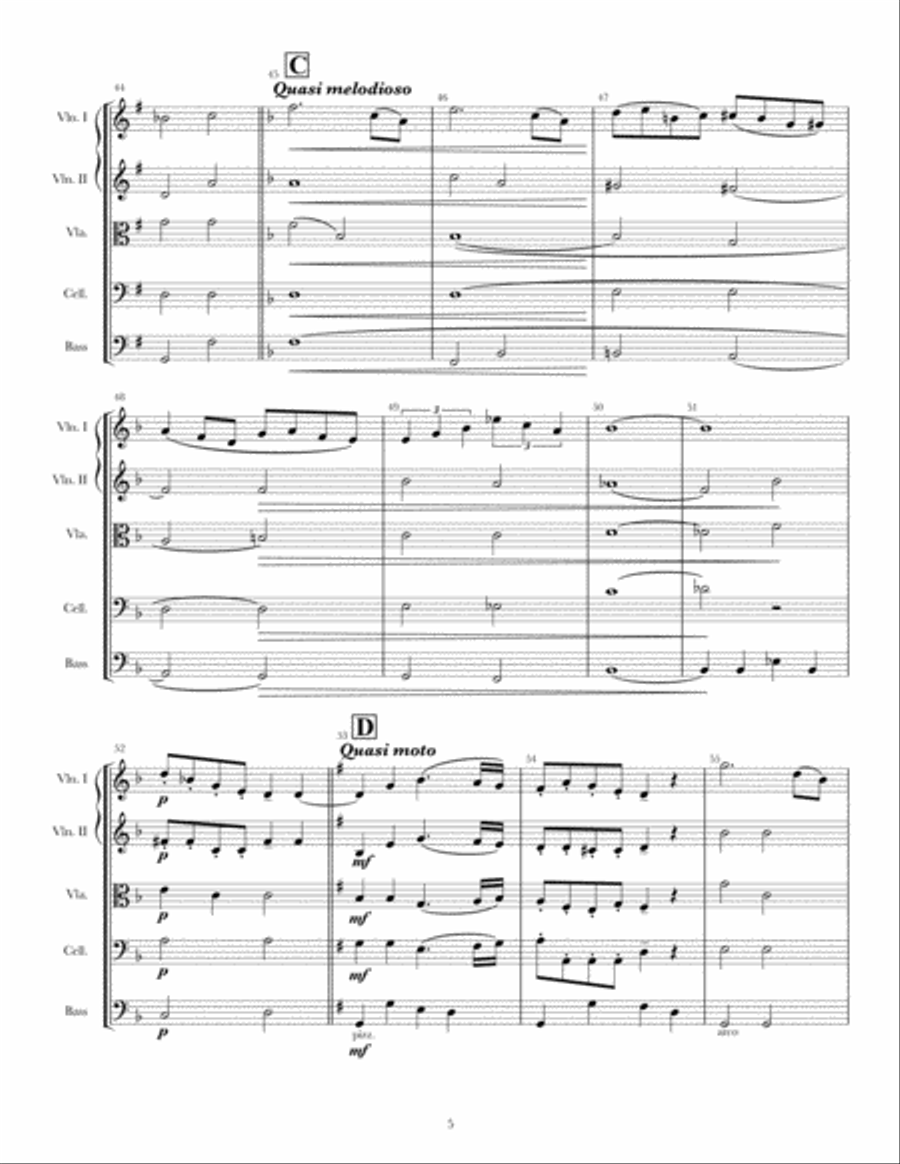 Alice Bluthoven String Orchestra scores gallery preview page 5