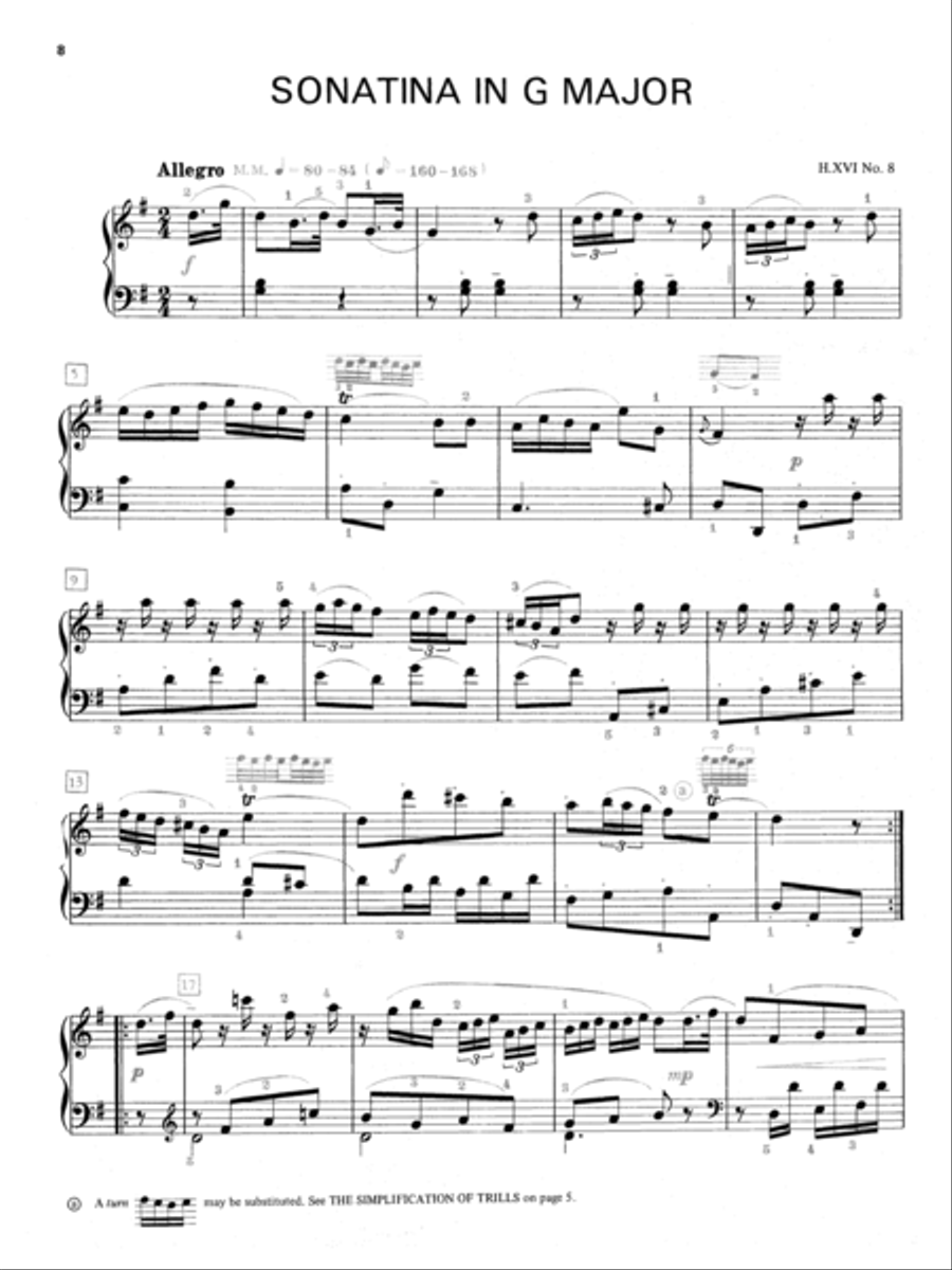Haydn -- 6 Sonatinas Haydn -- 6 Sonatinas Piano Solo scores gallery preview page 3