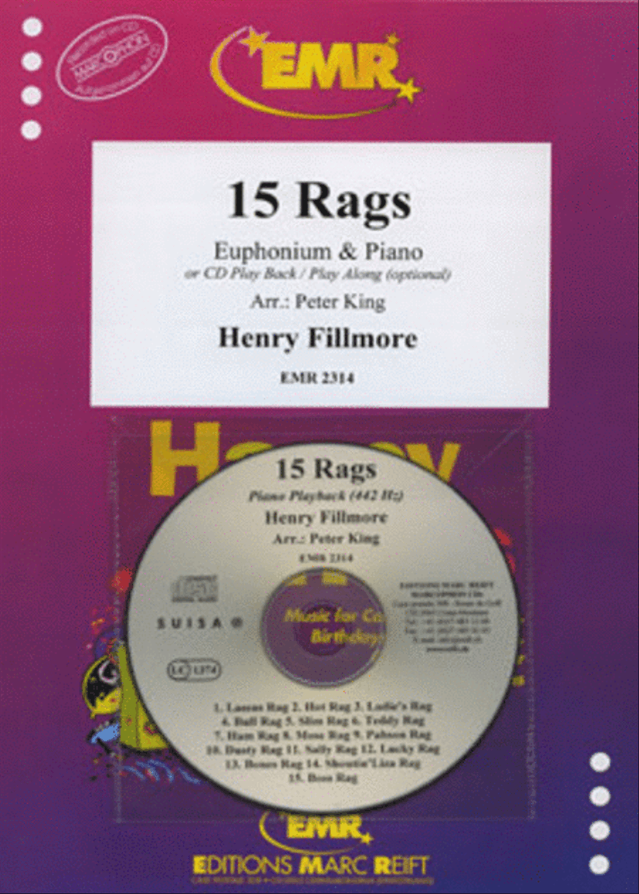 15 Rags Euphonium scores gallery preview page 1