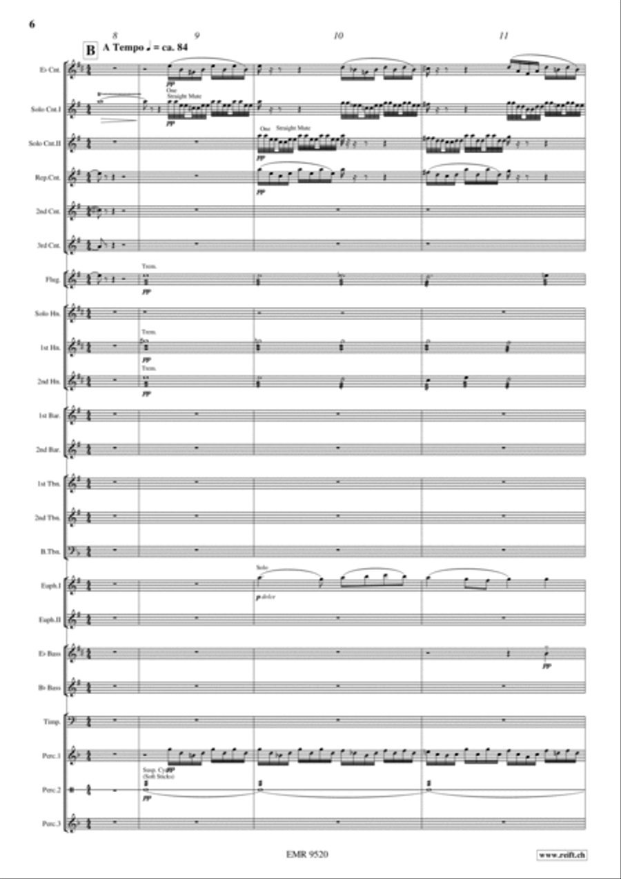 Russian Easter Festival Brass Band scores gallery preview page 6