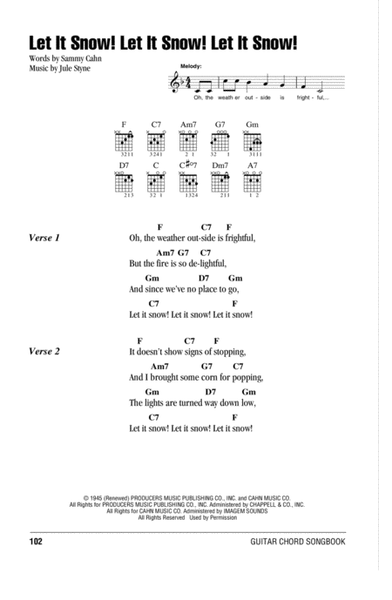 Let It Snow! Let It Snow! Let It Snow!