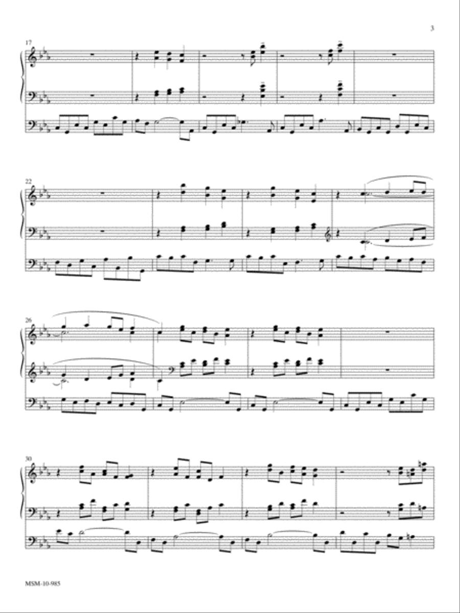 Fantasy for a Festive Occasion Organ scores gallery preview page 3