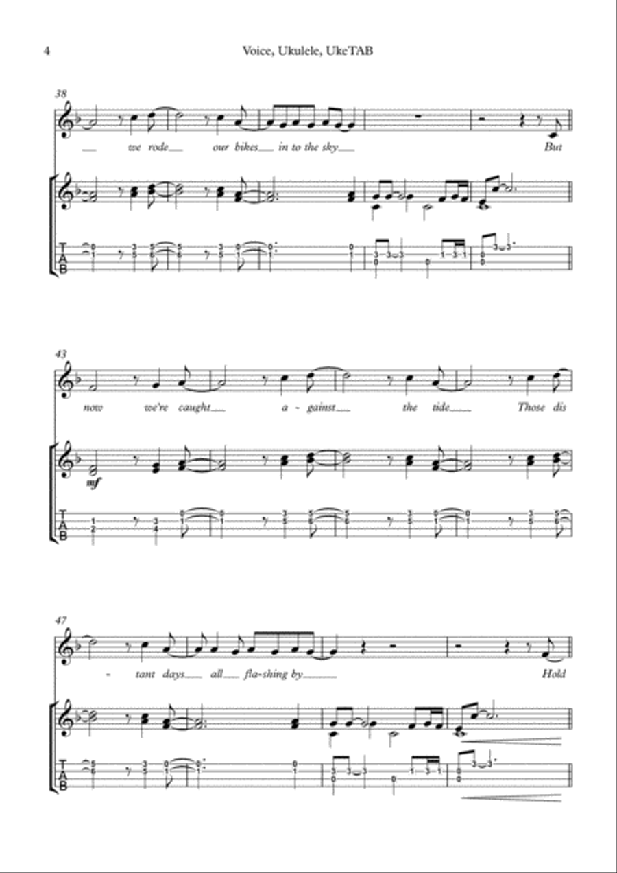 Hold Back The River Voice scores gallery preview page 5
