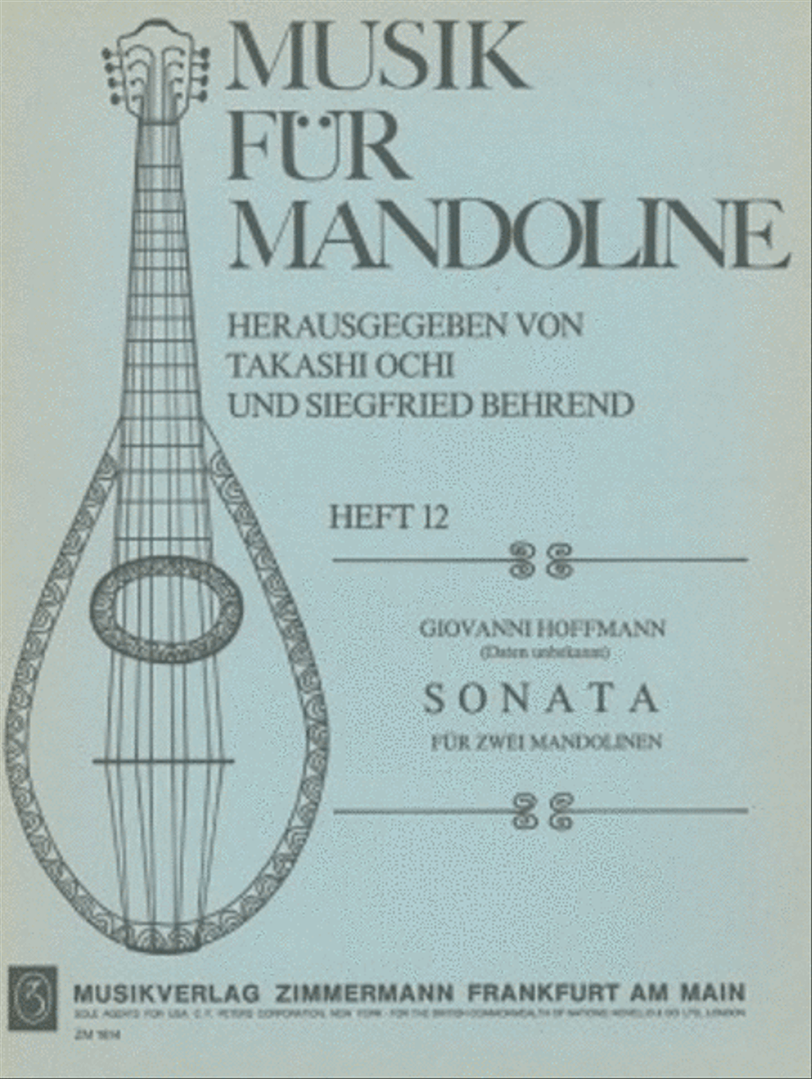 Sonata Mandolin scores gallery preview page 1