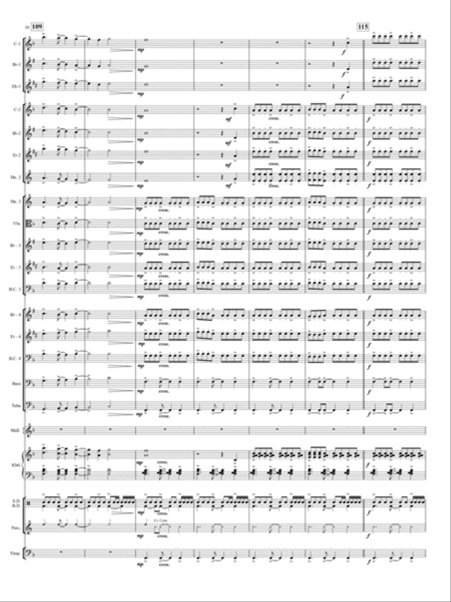 Brandon Bay Concert Band scores gallery preview page 17