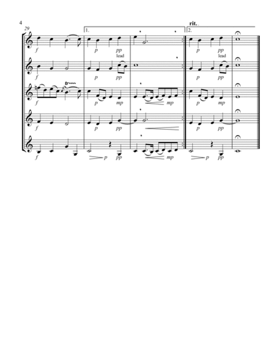 Heroic Music - No. 9. La Douceur (Bb) (Trumpet Quintet) image number null