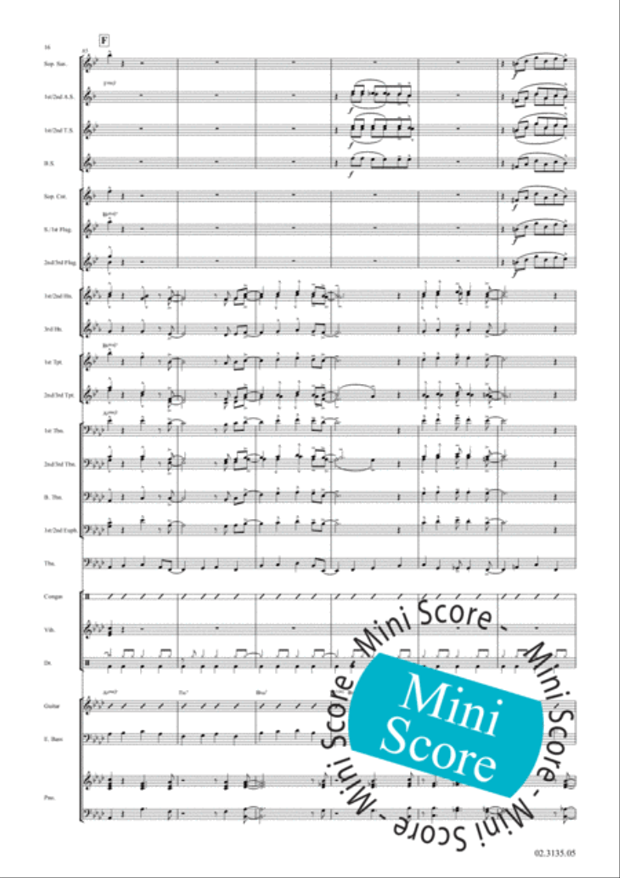 The Way You Look Tonight Fanfare Band scores gallery preview page 22